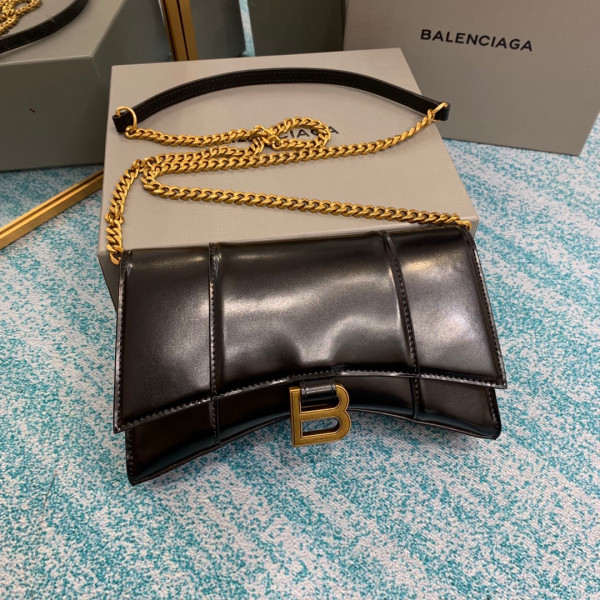 Ba*len*cia*ga  hourglass chain bag