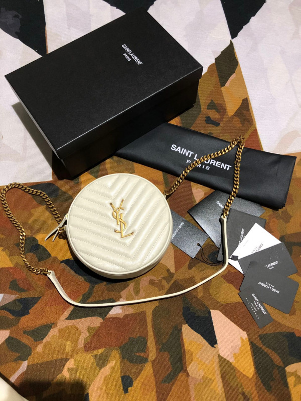 Y*L vinyle round camera bag