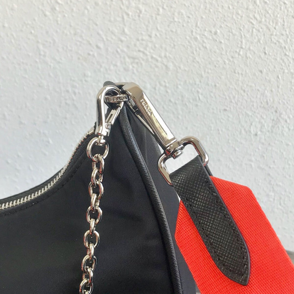 Pra*a nylon hobo bag