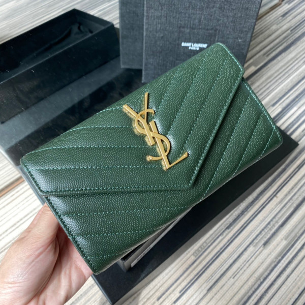 Y*L monogram large flap wallet