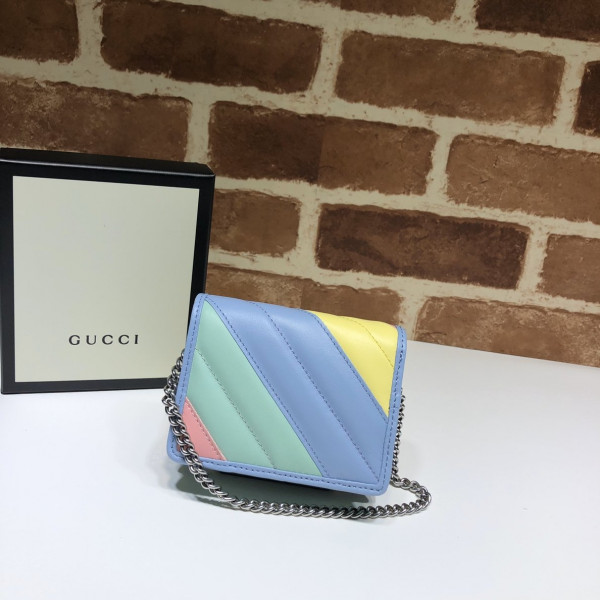 G*u*i gg marmont chain wallet