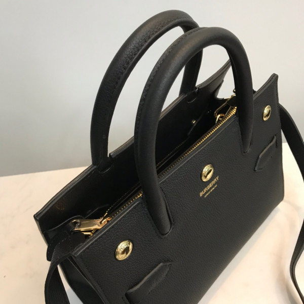 B**rry mini leather title bag