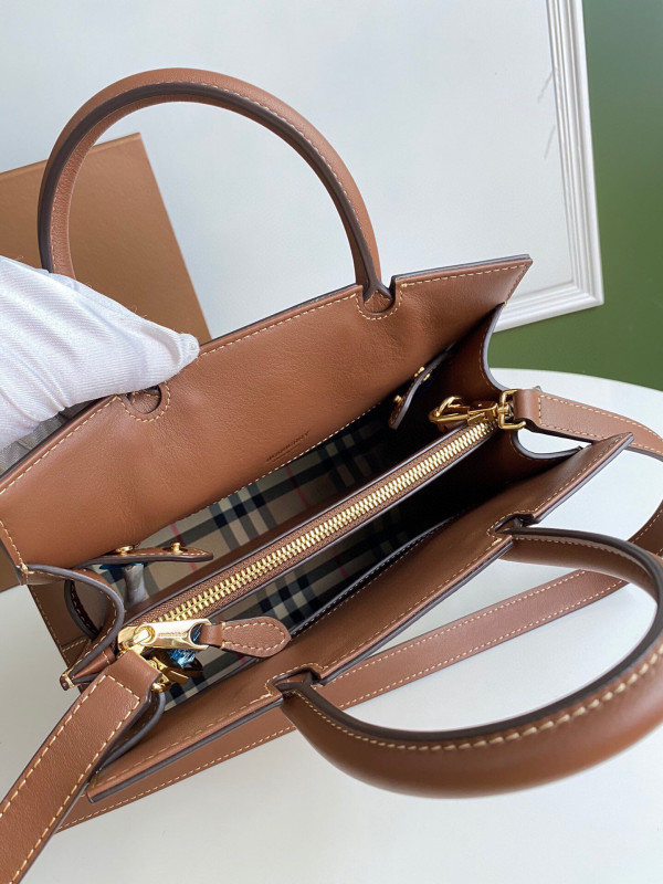 B**rry mini vintage check two-handle title bag