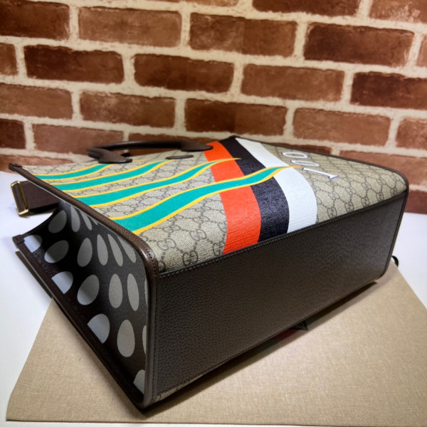 G*u*i medium tote with interlocking g