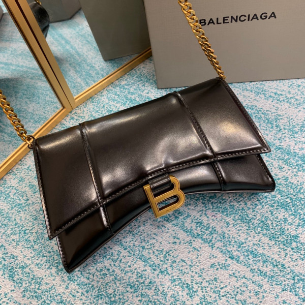Ba*len*cia*ga  hourglass chain bag