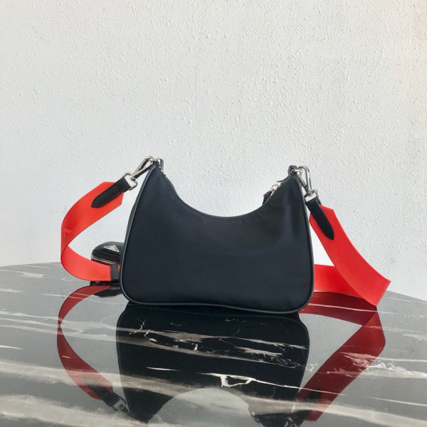 Pra*a nylon hobo bag