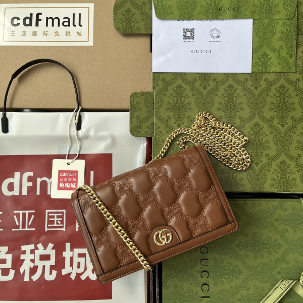 G*u*i gg matelassÉ chain wallet