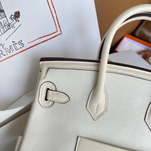 H**mes cargo birkin bag canvas and swift 25