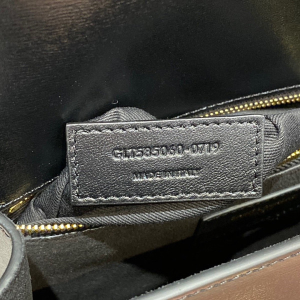 Y*L loulou carre satchel in smooth leather